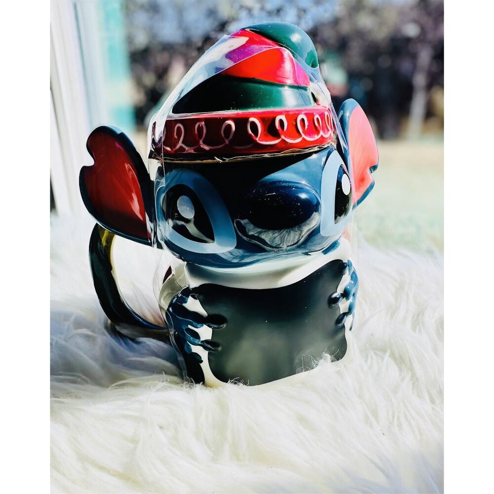 *NEW SOLD OUT LE* Stitch *Chalkboard* Holiday Mug with Lid